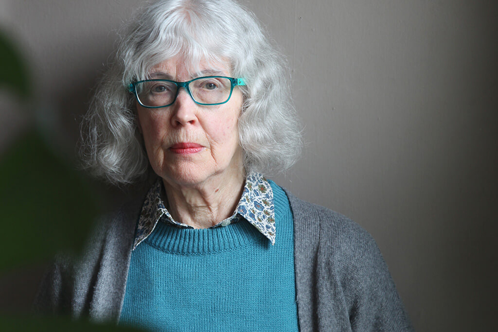 Portrait of poet Fleur Adcock