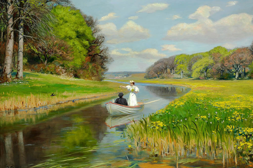 Romantic scene illustrating deep romantic love poems